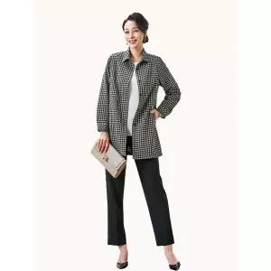 [마담엘레강스] 네오 체크 상하세트 K231JK02 K231SL02