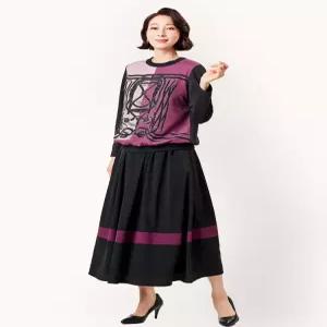 [마담엘레강스][마담엘레강스] 포에버 커트지 상하세트 K233BL02+K233SK02