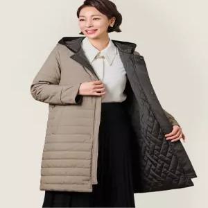 [마담엘레강스][마담엘레강스] 샹제리 리버시블 자수 코트 K244CT01