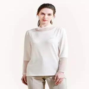 [마담엘레강스][마담엘레강스] 헤이린 메쉬 배색 블라우스 K252BL06