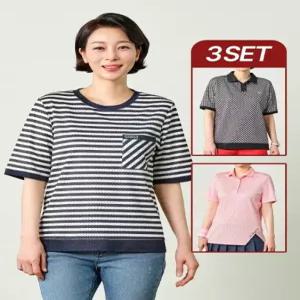 [마담엘레강스][마담엘레강스] 아쿠아 썸머 블라우스 3종 K252BL080910