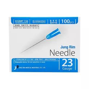 정림 니들 23G 100mm (100개) 정림 주사 바늘 / 주사침