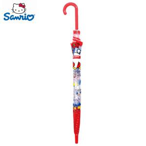 산리오 헬로 키티 돔형 비닐우산 자동 장우산 55cm 캐릭터우산