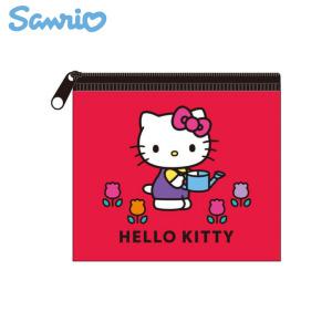 산리오 키티 뉴스탠다드 파우치 양면 플렛 소품정리 지퍼백