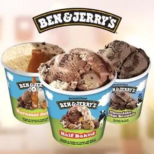 벤앤제리스 파인트 아이스크림 3종 혼합구성(하프베이크드+초코...