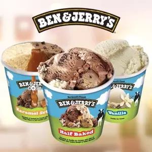 벤앤제리스 파인트 아이스크림 3종 혼합구성(하프베이크드+카라...