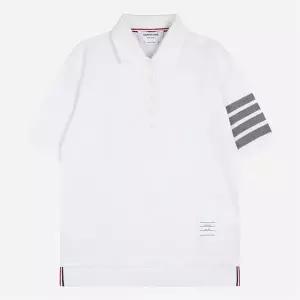 [톰브라운] 여성 클래식 사선 숏슬리브 폴로 화이트 FJP052G 07976 143824375