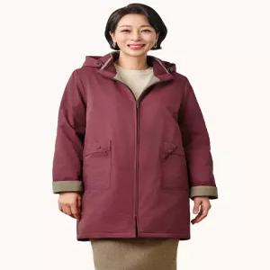 [마담엘레강스][마담엘레강스] 조이 니트카라 퀼팅코트 KYV3CT01