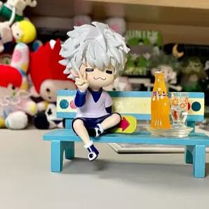 헌터X헌터의 키르아 고양이 미니 책상소품 여자 선물 킬루아조르딕 SD디포르메형태 피규어 애니메이션 굿즈