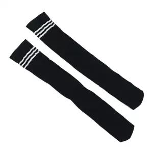 중목스타킹 여자 흰색줄무늬