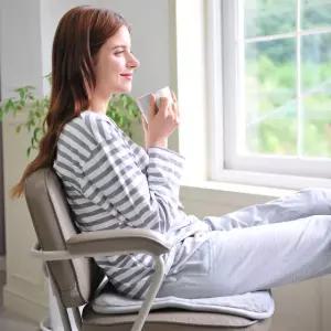 저버 에코퍼 전기방석 1인용 쇼파 전기 매트 장판 온열방석 사무실 의자