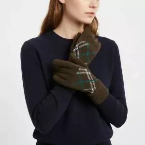 [버버리] 체크 캐시미어 블렌드 니트 장갑 8098892 150574740