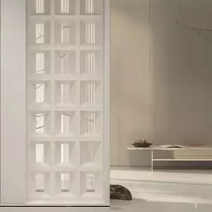 모형 벽돌 PU 시멘트 파티션 인테리어 공연 내부 조경 흰색