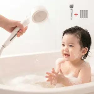 아토퓨어 에디션 아기 샤워기헤드 필터1년세트 저자극 수압상승 염소제거 마이크로버블