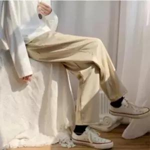 [JED] 밴드 남성 팬츠 허리 데일리 슬랙스 와이드핏 루즈핏 긴바지 통바지 밴딩 스판 남성용