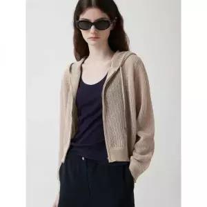 주크 정상가 299000 쥬크 후드 집업 니트 가디건 Z253KSL0141222338