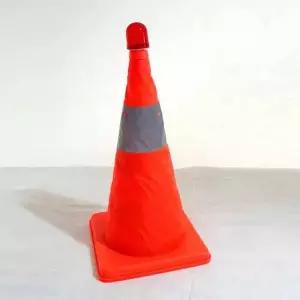 [콩심팥심]교통콘 라바콘 칼라콘 꼬깔콘 접이식 LED 도로 안전 표지판