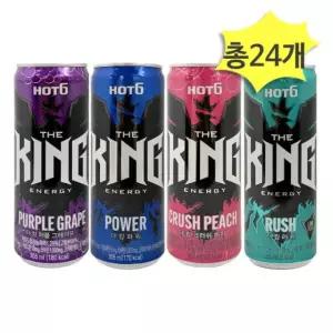 buyus 핫식스 더킹 퍼플 파워 피치 러쉬 355ml x 각6개(총24개) 굿딜 브이숍 illo001