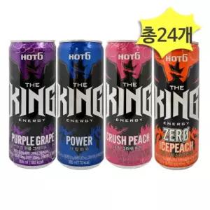 buyus 핫식스 더킹 퍼플 파워 피치 제로 355ml x 각6개(총24개) 굿딜 브이숍 illo001