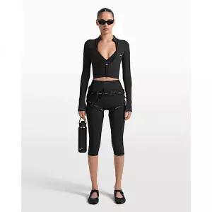 NIKE 나이키스킴스 매트 여성 V 패널 17인치 크롭 레깅스 - NSKM Obsidian IR5075-054 1899745