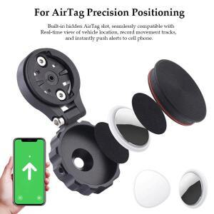 에어태그 홀더용 자전거 컴퓨터 마운트, 스템 홀더, 가민, 와후, 브라이튼용