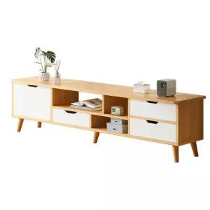 티비 수납장 거실 TV 다이 조립식 원룸 미니멀 원목 화이트 모던 스타일
