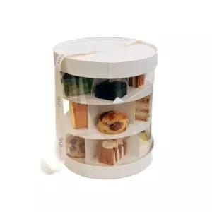 에프터눈티 세트 마카롱 케이스 선물박스 포장 컵케익 과일 우드스탠드 디저트 티타임