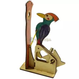 회전운동 나무 딱따구리 오토마타 만들기 자연과학완구 실험키트 사이언스 방과후수업