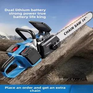 고지톱 충전식 전기톱 전기 톱 소형 가정용 휴대용 리튬 배터리 대용량 체인 나무 벌목