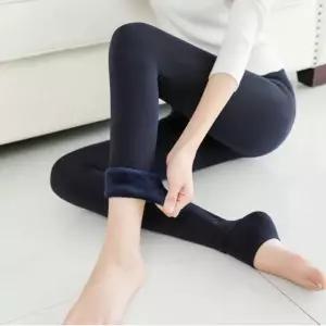 여성 겨울 융털 기모 고탄력 9부 팬츠 쫄바지 레깅스 ToK9+5MNx