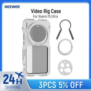 NEEWER 폰 케이지 퀵 릴리즈 비디오 리그 샤오미 15 울트라용 스태빌라이저 홀더 (67mm 필터 어댑터 포함)