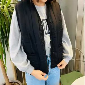 여성 이너 사무실 작업용 캐주얼 안감 퍼 조끼 REQ1+8OlW