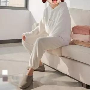 수면잠옷세트 키밍 극세사 파자마 수면바지 홈웨어 남녀공용