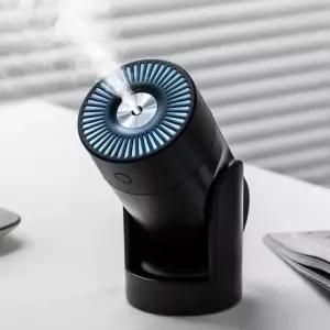 Shaking미니가습기 회전 탁상용 사무실 차량용 미스트 안개분사 7색무드등 필터