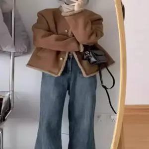 추동 여성패션 모피 유니크한 코트 일체형 램스울 털가죽 DL4