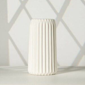 도자기화병 오브제 인테리어 빈티지 장식 미니 거 흰색 세라믹 냄비 홈 화병 꽃 꽃병