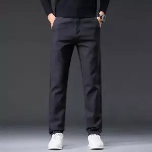 남성 트렌디 아이템 바지 면린넨 기모 스판 트렌드 일자핏캐주얼 가을 겨울 HT4
