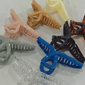 크로스 꼬임 헤어 집게핀 8color