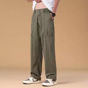 바지 가을 캐주얼 남자바지 면린넨 면바지 일자바지 와이드 고급 카고 원템3
