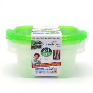 밀폐용기 1100ml 3p 깊은형 보관용기 반찬통 유리반찬통 스텐밀폐용기