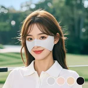 여름철 햇빛 차단 나비 날개 큐빅 포인트 여성 로고 마스크