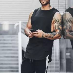 나시 짐웨어 나시티 민소매 트레이닝 운동복 상의