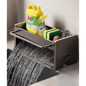 주방 배수선반 싱크대 물빠짐 상부장 더블단 바스켓 방수 스트레이너 보관 95cm