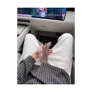 야무치 남자 데일리룩 바지 면린넨 쉐니어 맨투맨 가을 프린지 일자 빅사이즈 캐주얼 KUK3