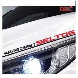 D24 셀토스호환 슬로건 로고 데칼스티커 주문제작 포인트스티커