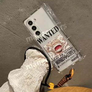 [호환]원피스 니카 현상수배 갤럭시 Z 플립 폴드 3 4 5 6 휴대폰 케이스