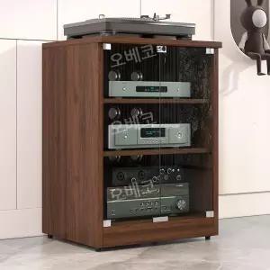 장식장 스피커선반 수납 콘솔 검정 빈티지