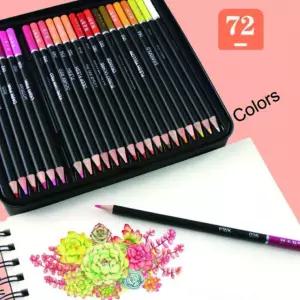조이위시 유성 색연필 수채 드로잉 색칠놀이 72색 + 컬러링북 사은품