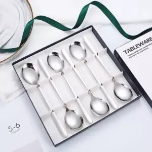 모던테이블 숟가락 6인세트 집들이 선물용 스텐 수저 스텐숟가락세트