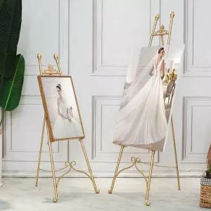 철제 이젤 액자 그림받침대 액자거치대 그림 그림거치대 입간판